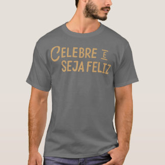 T-shirt Celebre e Saja Feliz Joie Européenne Et Bonne Vaca