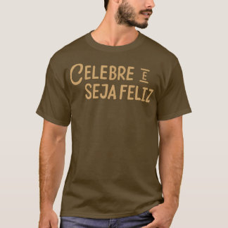 T-shirt Celebre e Saja Feliz Joie Européenne Et Bonne Vaca
