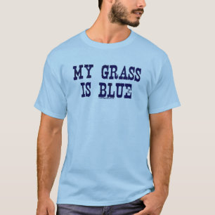 T-shirt Célèbre mon herbe est bleue
