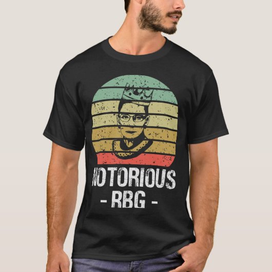T-shirt Célèbre RBG - Chemise RGB, Ruth Bader Ginsburg (Devant)