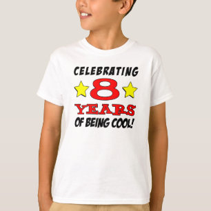 T-shirt Célébrer 8 Ans D'être Cool