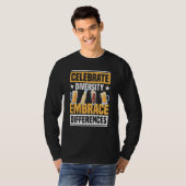 T-shirt Célébrer la diversité Accepter les différences Biè (Devant entier)