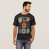 T-shirt Célébrer la diversité artisanat de patchwork de qu (Devant entier)