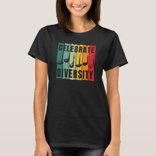 T-shirt Célébrer la diversité Joueur de golf Golfing Golfi