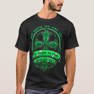 T-shirt Célébrer la récupération Christian Cross Citation 