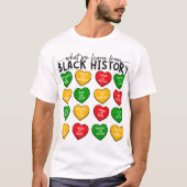 T-shirt Célébrer le Mois de l'histoire des Noirs (Devant)