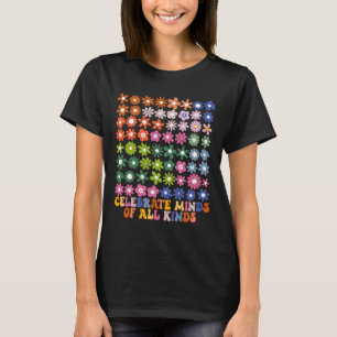 T-shirt Célébrer Les Esprit De Toutes Sortes D'Autisme Fle