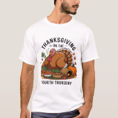 T-shirt Célébrer Thanksgiving dans Style Tee (Devant)