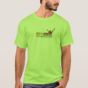 T-shirt Célébrez ce qui est tee - shirt droit - petit LO