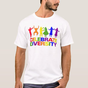 T-shirt Célébrez la chemise de diversité - choisissez l