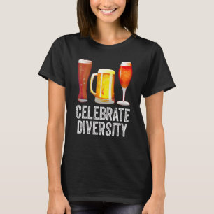 T-shirt Célébrez la diversité Artisanat bière brasserie 1