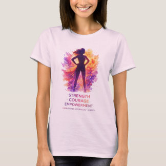 T-shirt Célébrez la force – Journée internationale des fem