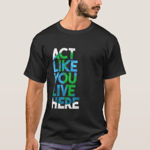 T-shirt Célébrez la Journée de la Terre Protection de l'En
