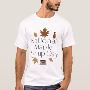 T-shirt Célébrez la Journée nationale du sirop d'érable av