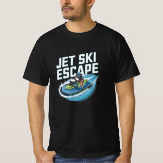 T-shirt Célébrez la vitesse et les vagues avec l'art