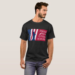 T-shirt Célébrez l'Américain fier de nouveau citoyen de