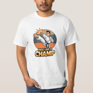 T-shirt Célébrez les arts martiaux avec des dessins karaté