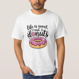 T-shirt Célébrez les desserts avec l'art du beigne