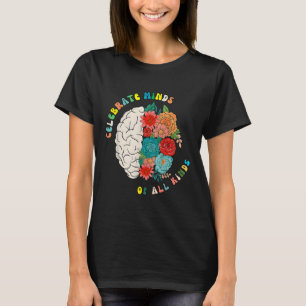 T-shirt Célébrez Les Esprit De Toutes Sortes Couleurs Flor
