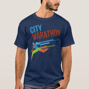 T-shirt Célébrités du marathon de la ville drôles