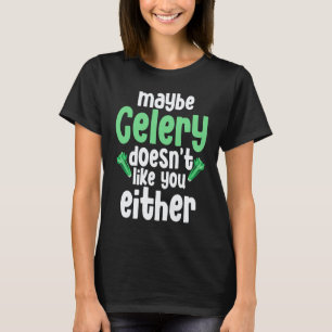 T-shirt Céleri Végétalien Apium Graveolen Légume Végétarie