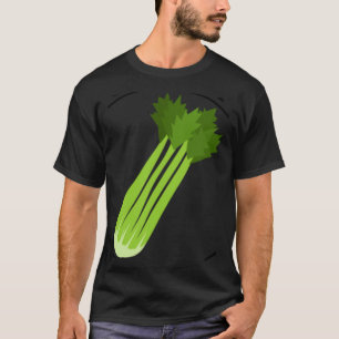 T-shirt Célery Squad Ironic Dit Poitrine Légumes