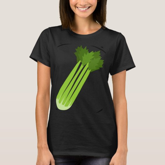 T-shirt Celery Squad Ironic Saying Leek Vegetable Food (Devant)