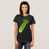 T-shirt Celery Squad Ironic Saying Leek Vegetable Food (Devant entier)