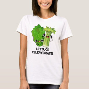 T-shirt Celerybrate de laitue Funny Veggie Pun
