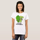 T-shirt Celerybrate de laitue Funny Veggie Pun (Devant entier)