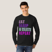 T-shirt Celeste Eat Sleep Be Repeat Celeste (Devant entier)