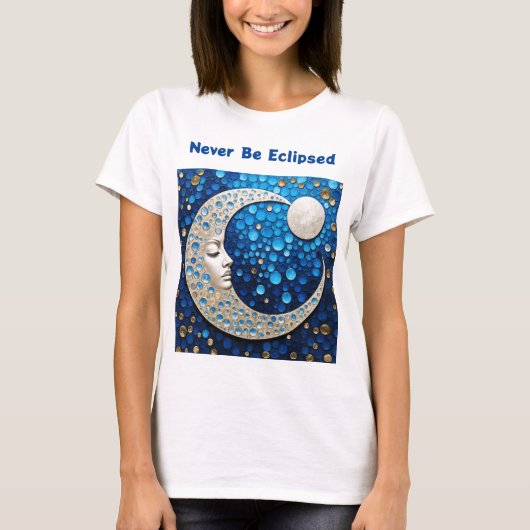 T-shirt Celeste : Femme dans la lune (Devant)