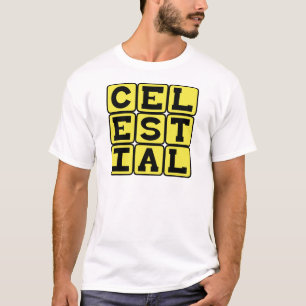 T-shirt Céleste, relatif au ciel
