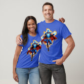 T-shirt Celestial Arc Knight – Blue Energy Ascension (Unisexe)