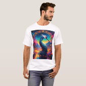 T-shirt Celestial Crane of the Lantern Realm (Devant entier)