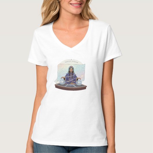 T-shirt Celestial Navigator Star-Map DJ (Devant)