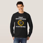 T-shirt Celiac Awareness  Fight Intolerance Be Gluten Free (Devant entier)