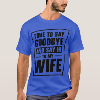 T-shirt Célibataire Fiancé Épouse Jour de Mariage