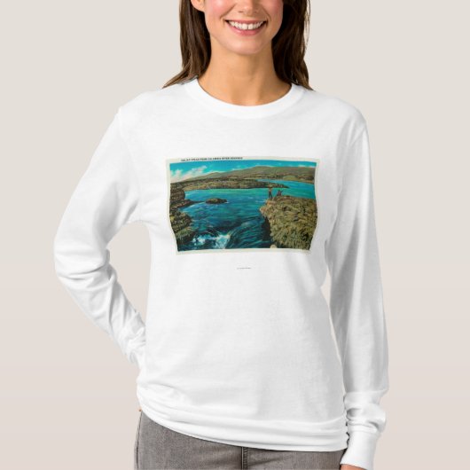 T-shirt Celilo tombe sur le fleuve Columbia (Devant)