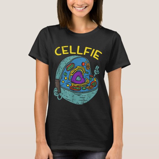 T-shirt Cell Fie Funny Science Biology Teacher (Devant)