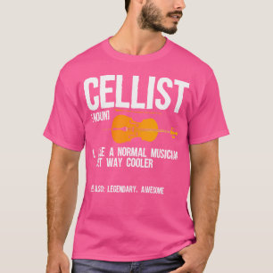 T-shirt Cellist Normal Musicien Cellist Player Musique Orc