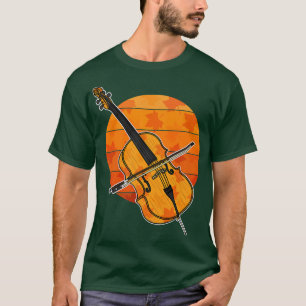 T-shirt Cello Automne Cellist Automne Thankesgiving String