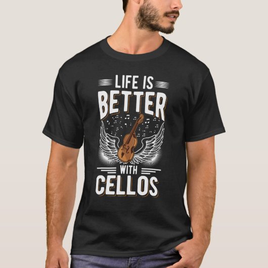 T-shirt Cello Cellist (Devant)