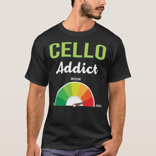 T-shirt Cello Cellist (Devant)