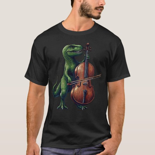 T-shirt Cello Cellist Cellin S2 (132) (Devant)