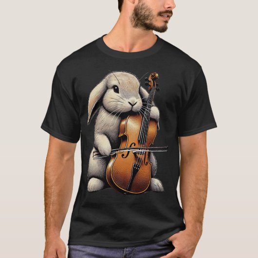 T-shirt Cello Cellist Cellin S2 (175) (Devant)