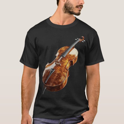 T-shirt Cello Cellist Cellin S2 (209) (Devant)