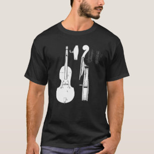 T-shirt Cello Cellists Jazz Band Art Rock Et Roll Music V