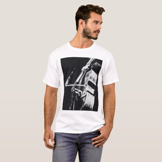 T-shirt Cello, double basse (Devant entier)