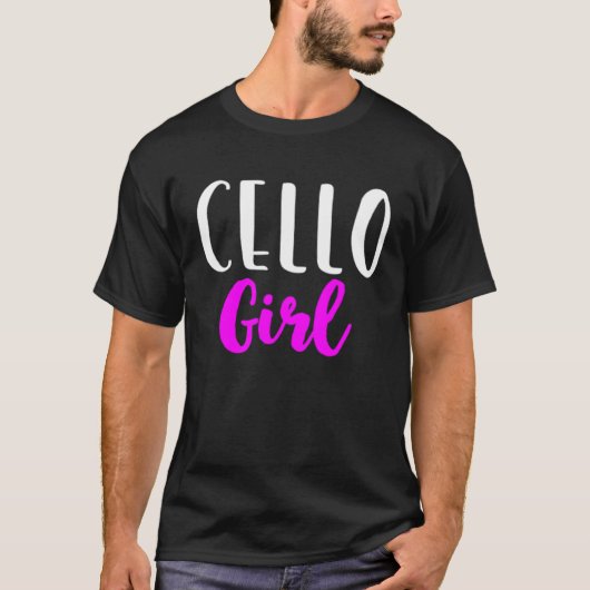 T-shirt Cello Girl Player Women  Cute Cellist (Devant)